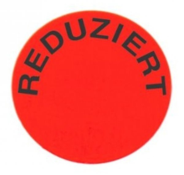 Reduziert 3,2 cm rund leuchtrot